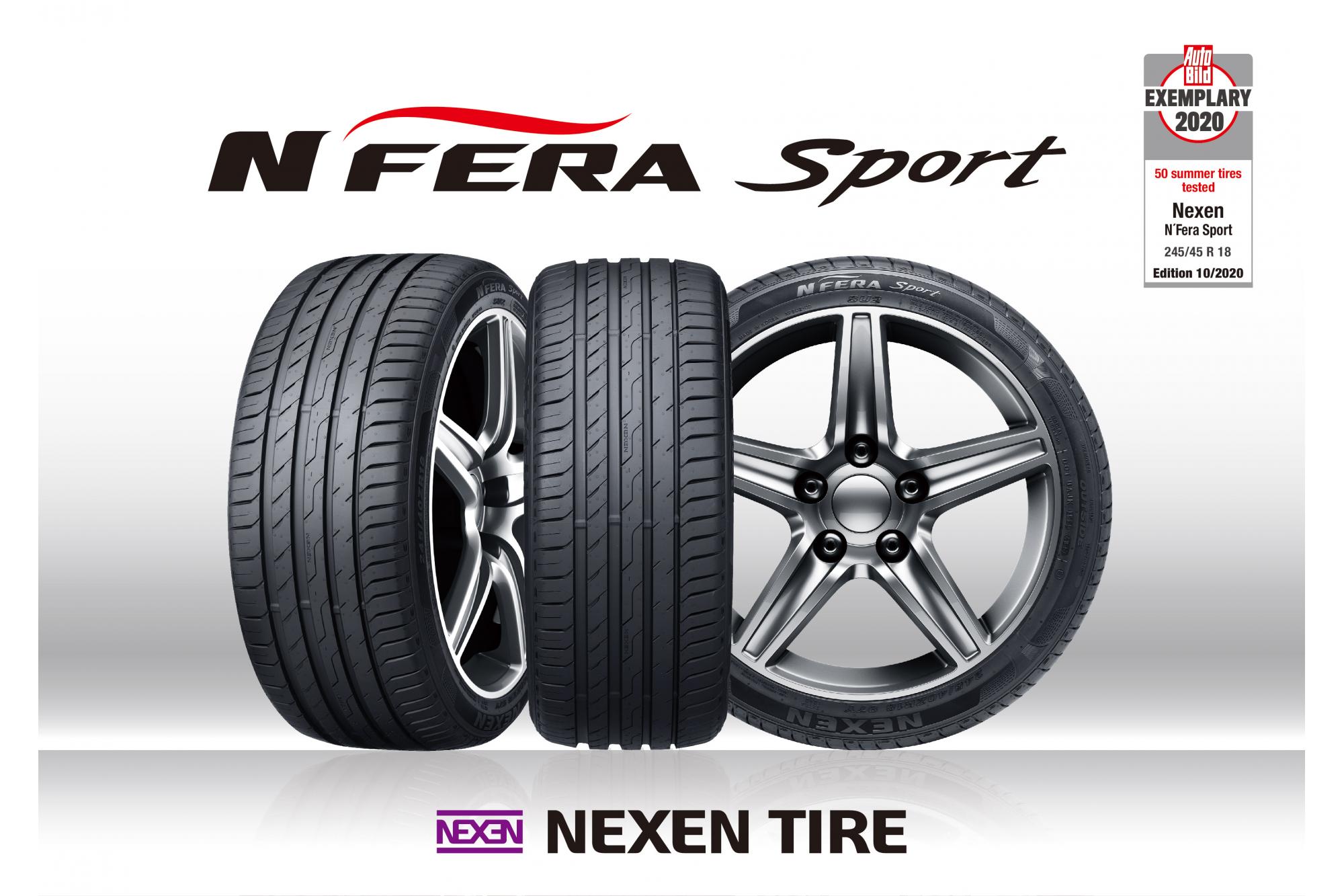 Το ελαστικό N’FERA Sport της Nexen Tire κατακτά την αξιολόγηση «Πολύ Προτεινόμενο» από το AutoBild.